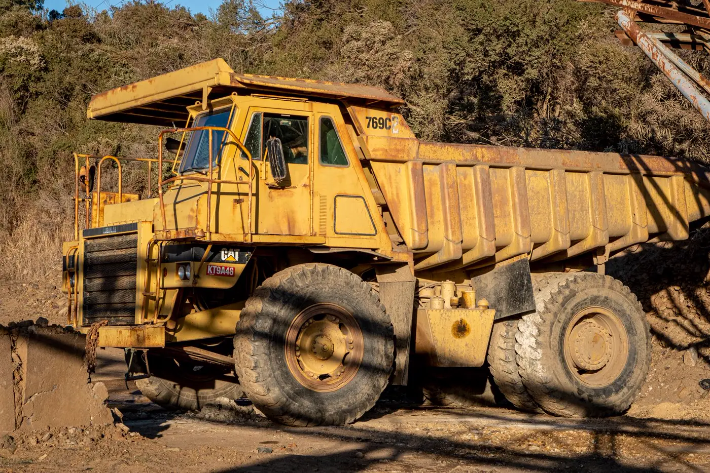 Illustrative heavy duty truck stock photo